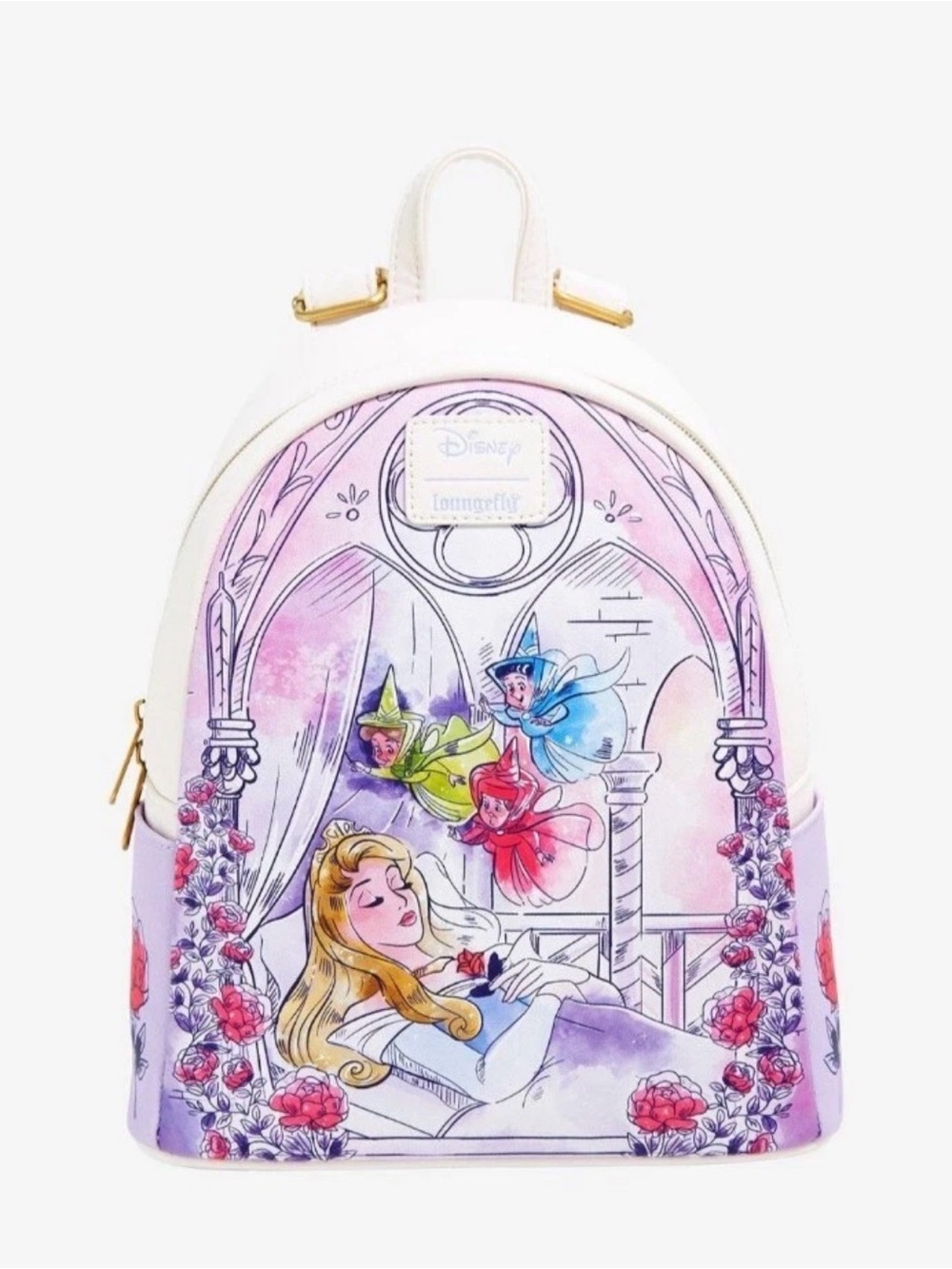 Disney Loungefly Sleeping Beauty Aurora BNWT Princess Fairies Floral